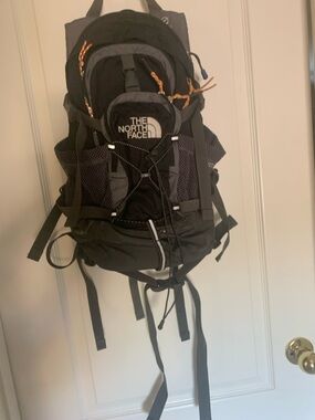 The North Face Black Flight Series Backpack with White Logo